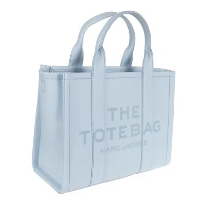 Marc Jacobs The Leather Medium Tote Bag In White
