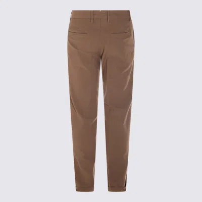 Incotex Trousers With Back And Side Pockets In Brown