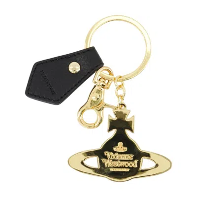 Vivienne Westwood Orb Keyring In Brown