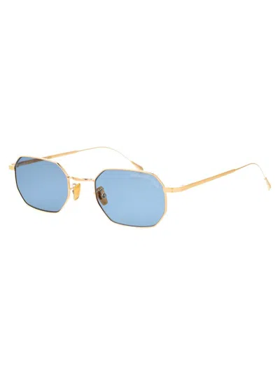 Cutler And Gross Cutler & Gross Sunglasses In Gold
