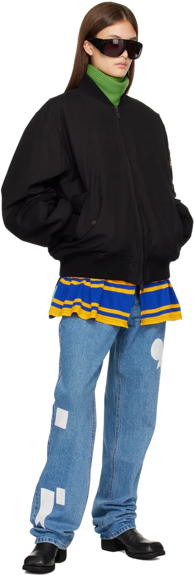 Stefan Cooke Blue White Patch Vintage Jeans