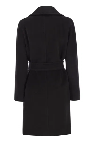 Max Mara Manuela Icon Coat Jackets And Coats Black In Black