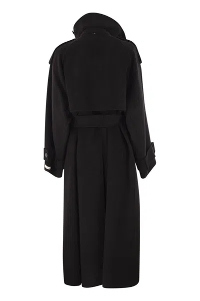Sportmax Coats In Black