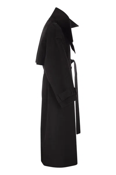 Sportmax Coats In Black