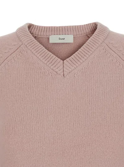 Dunst Unisex Soft Volume V-neck Sweater In Multi