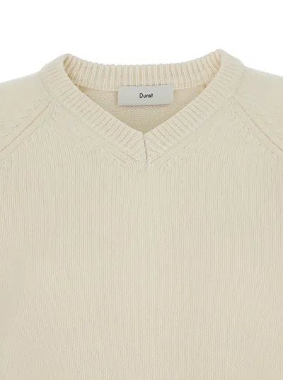 Dunst Unisex Soft Volume V-neck Sweater In Multi