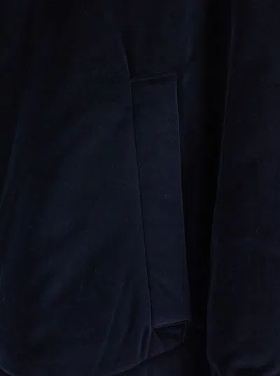 Merci Classic-collar Jacket In Blue