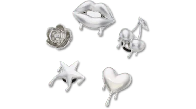 Jibbitz Croctober Chrome 5 Pack