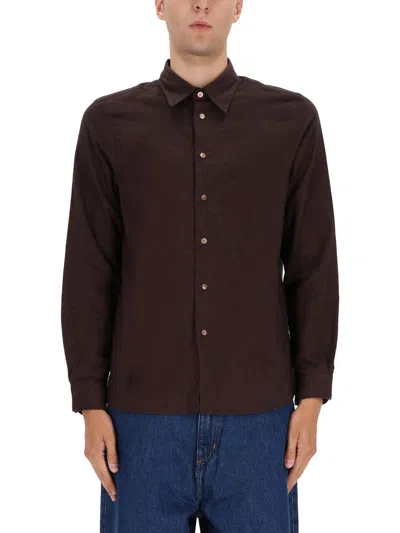 Ps By Paul Smith Regular Fit Shirt In Brown