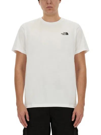 The North Face Mens Simple Dome T-shirt White In White