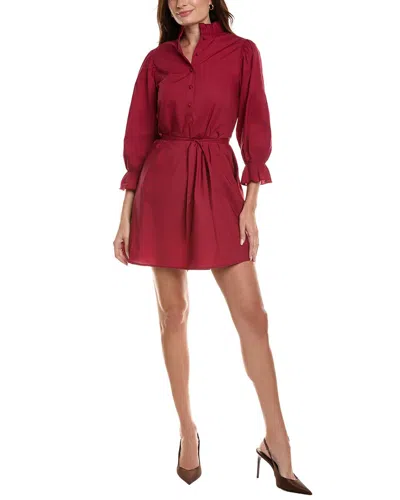 Flora Bea Nyc Adelina Shirtdress In Red