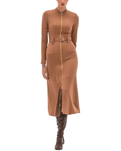 Bgl Midi Dress In Brown