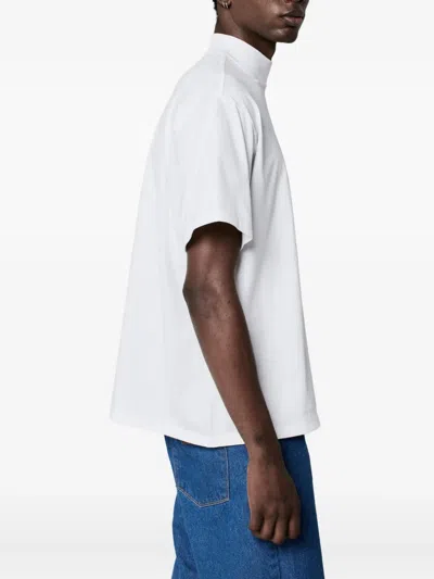 Amapô Mock-neck T-shirt In White