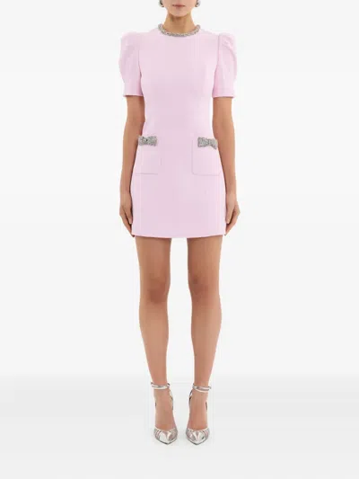 Rebecca Vallance Nemy Mini Dress Light Pink In Pink