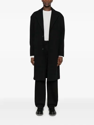 Imperial Long-sleeved Coat In Black