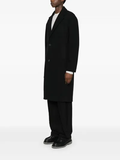 Imperial Long-sleeved Coat In Black