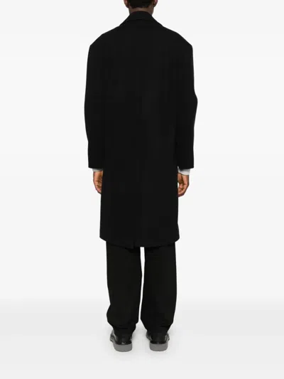 Imperial Long-sleeved Coat In Black