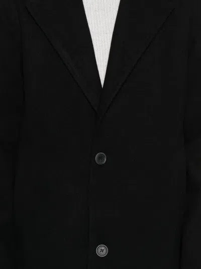 Imperial Long-sleeved Coat In Black