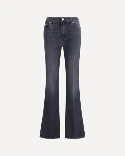 7for Slim Illusion Bootcut Jeans In Blue