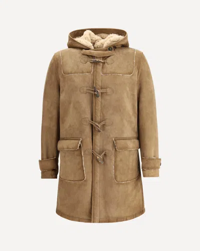 D'amico Paolo Suede Jacket In Brown