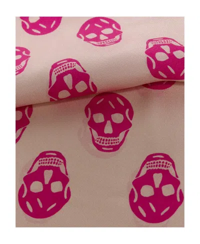 Alexander Mcqueen Logo Details Scarves In Multi