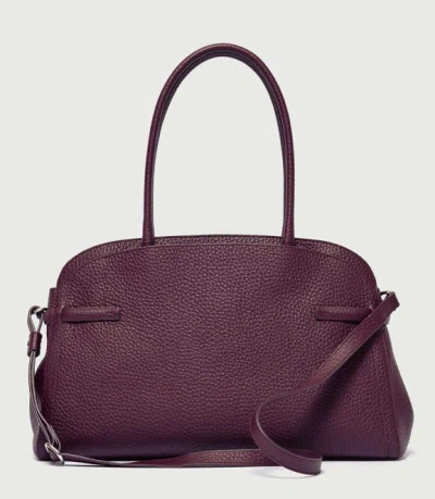 Orciani Borsa A Mano In Burgundy
