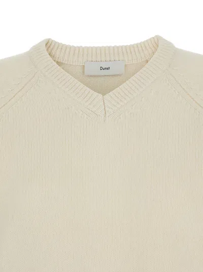 Dunst Unisex Soft Volume V-neck Sweater In Multi