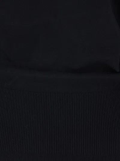 Simkhai Lavina Black Draped Off-shoulder Sweater In Wool Blend Woman In Black