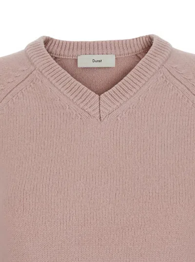 Dunst Unisex Soft Volume V-neck Sweater In Multi