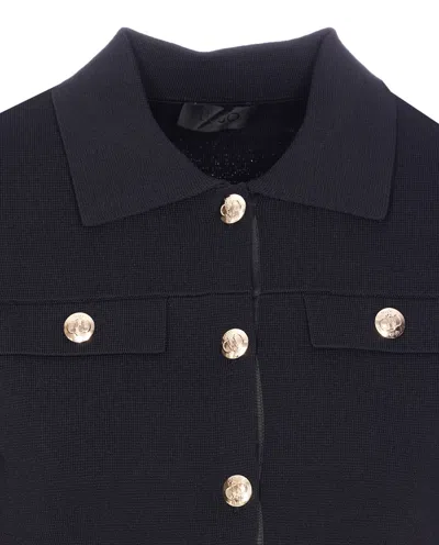 Liu •jo Buttoned-up Jacket In Black