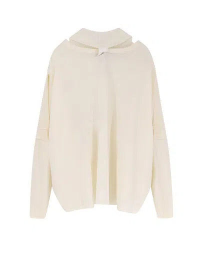 Ixos Ariel Sweater In Wool Blend In White