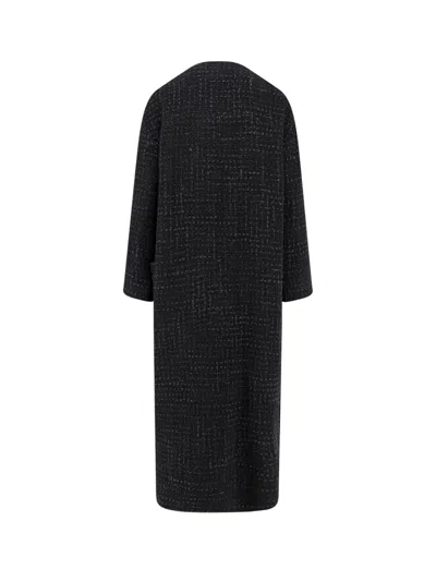 Ixos Calimero Double-breasted Coat In Black