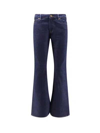 Pence Five-pocket Flared Jeans In Blue