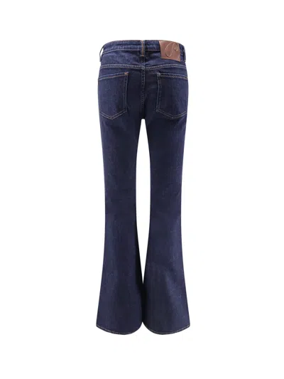 Pence Five-pocket Flared Jeans In Blue