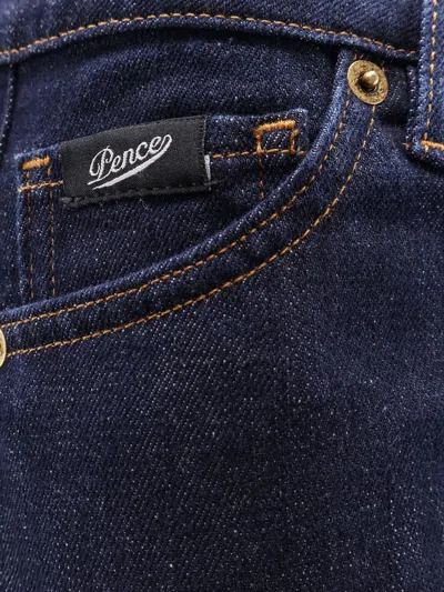 Pence Five-pocket Flared Jeans In Blue