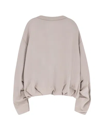 Ixos Crew-neck Long-sleeve Sweatshirt In Neutral