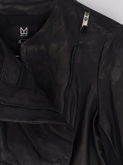 Ixos Asymmetrical Zip-fastening Leather Jacket In Black