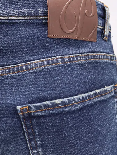 Pence Five-pocket Jeans In Blue