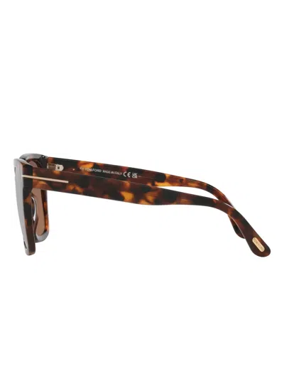 Tom Ford Selby Square-frame Sunglasses In Brown