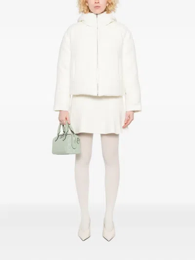 Gucci Hooded Puffer Jacket In White
