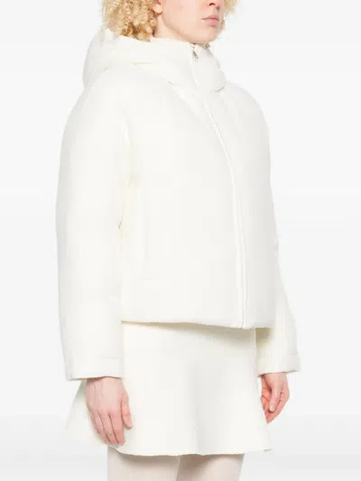 Gucci Hooded Puffer Jacket In White