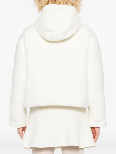 Gucci Hooded Puffer Jacket In White