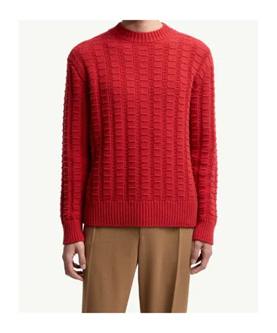 Moncler Cashmere-blend Jumper In Red