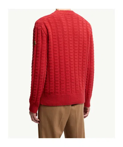 Moncler Cashmere-blend Jumper In Red