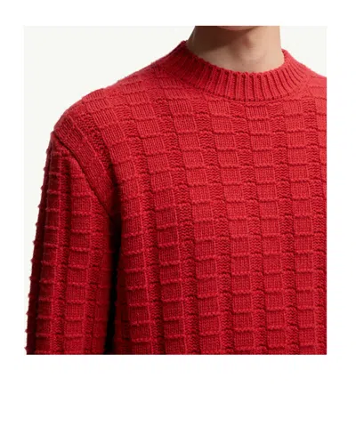 Moncler Cashmere-blend Jumper In Red
