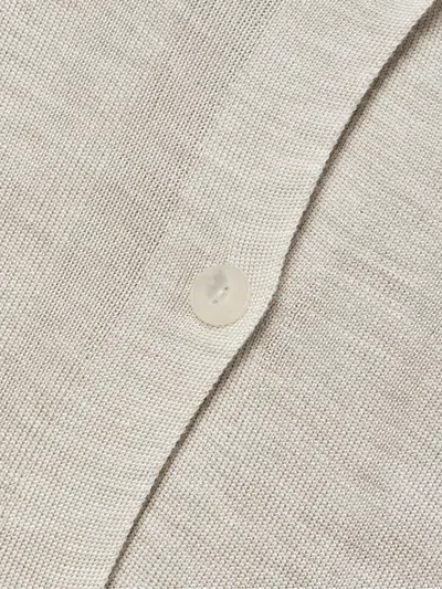 The Row Josette Button Cardigan In Neutral