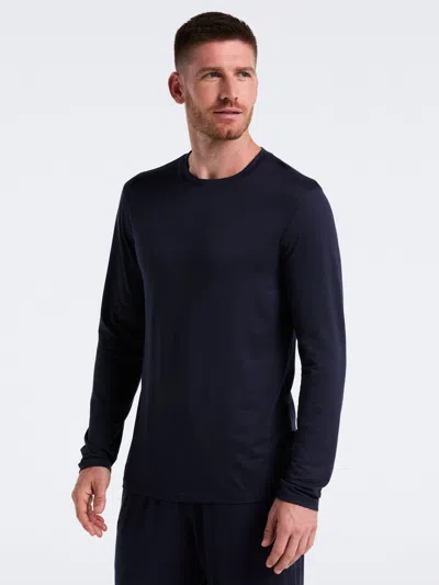 Perry Ellis Portfolio Men's Deluxe Touch Crew Neck Lounge Shirt