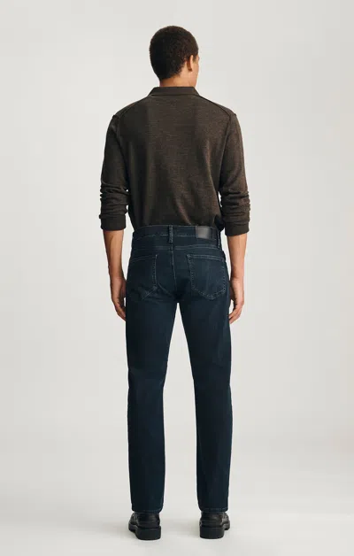 Mavi Zach Straight Leg In Midnight Organic Vintage In Blue