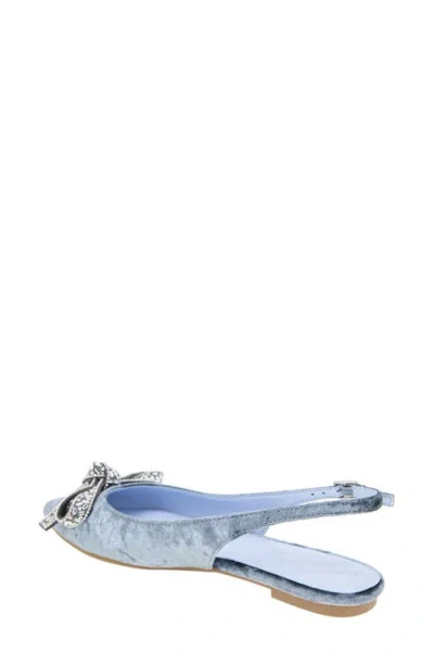 Bcbgeneration Women's Katly Pointed Toe Slingback Flats In Blue