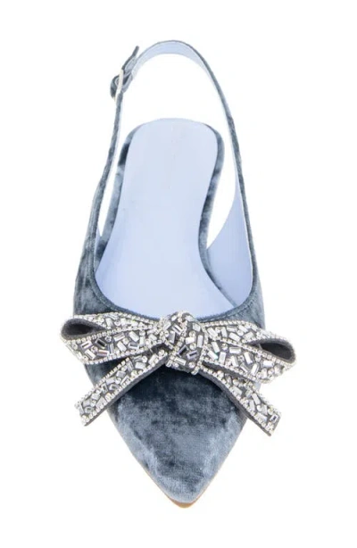 Bcbgeneration Women's Katly Pointed Toe Slingback Flats In Blue